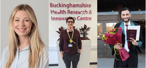 Image of Rachel Stewart, Stefan Hudson and Aarush Sajjad